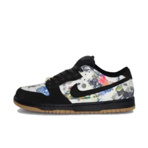 Nike SB Dunk Low splatter design.
