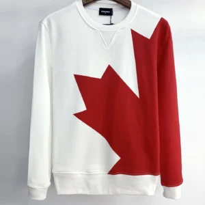 DSQUARED2 DS427 bold maple leaf sweatshirt