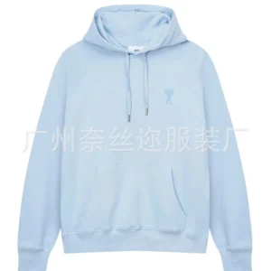 Ami Classic Hoodie with Embroidery Design