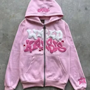 Krisys World Zip-Up Hoodie Jacket