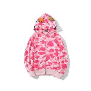 A Bathing Ape ABC Pink Camo Hoodie
