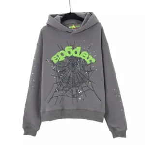 Spider Hoodie with Web Design, Casual Style