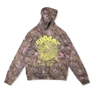 Spider Camo Hoodie with Vibrant Web Design
