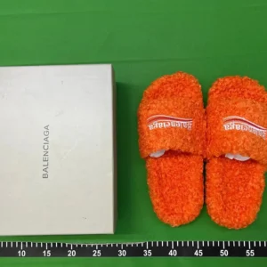 Balenciaga Fuzzy Slippers Cozy Comfort