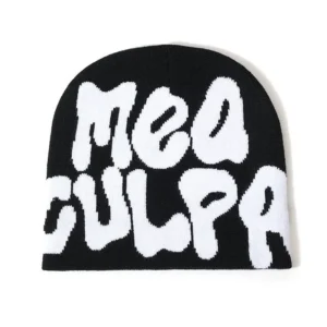 Mea Culpa Bold Knit Beanie Hat