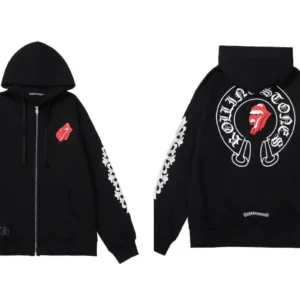 Chromey Rolling Stones Zip-Up Hoodie