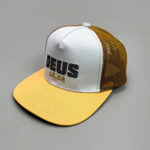 Deus Classic Snapback Cap with Mesh Back