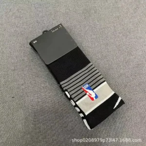 NBA Nike Sporty Socks with Stripes and Logo