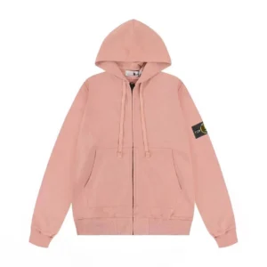 Stone Island Zip-Up Hoodie Casual Comfortable