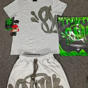 SYNA Urban Graffiti T-Shirt & Shorts Set