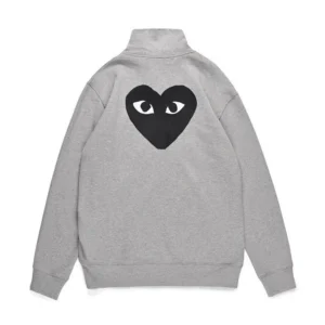 Comme des Gar?ons Heart Zip-Up Sweatshirt