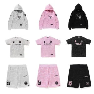 A Bathing Ape Miami Collection Hoodies and Shorts Set