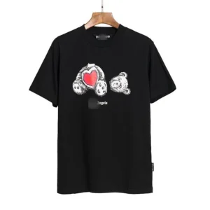 Palm Angels Bear Heart Graphic Tee