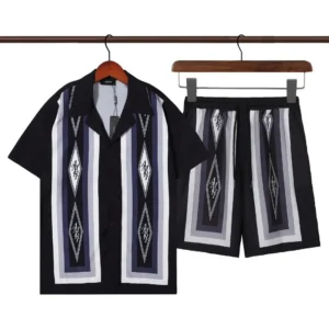 Amiri Classic Striped Shorts Set