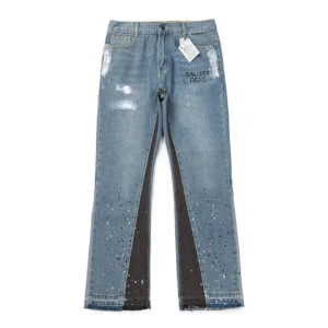 Gallery Dept. Distressed Paint-Splatter Jeans