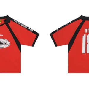 RTW 18 Bold Red Jersey with Black Accents