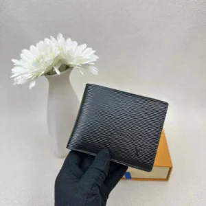Louis Vuitton Epi Wallet: Elegant and Compact.
