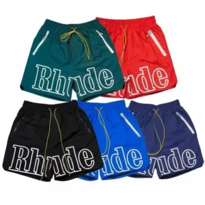 Rhude Classic Zipper Shorts for Men