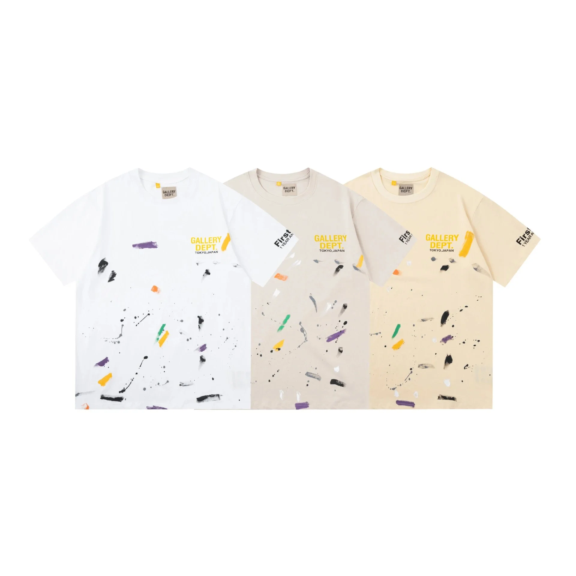Gallery Dept. Artistic Paint Splatter T-Shirt