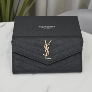 YSL Monogrammatic Leather Wallet