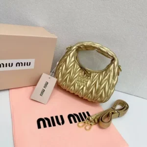 Miu Miu Elegant Quilted Mini Bag