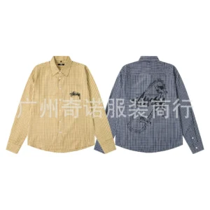 Stussy Classic Grid Long Sleeve Shirt