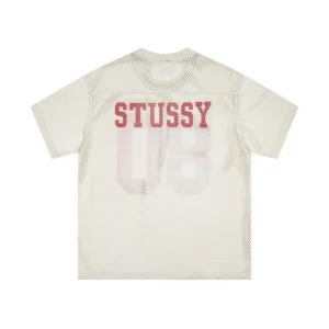 Stussy Mesh Jersey T-Shirt, Casual and Breathable
