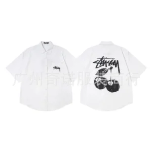Stussy Cherry Print Short Sleeve Shirt