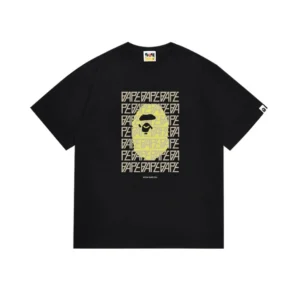 Bape Iconic Graphic Tee Black
