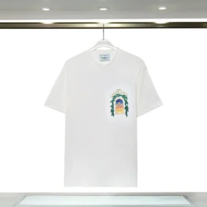 Casablanca Elegant T-Shirt with Artistic Design