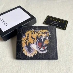 Gucci Tiger Print Wallet - Elegant & Stylish