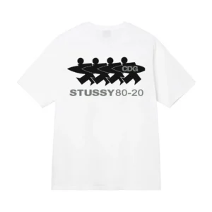 Stussy CDG 80-20 White Tee