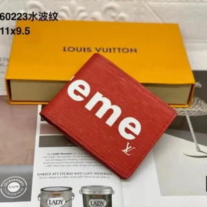 Louis Vuitton Supreme Wallet 60223 Epi Textured