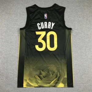 Curry 30 NBA Jersey with Rose Design