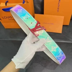 Louis Vuitton Monogram Belt with LV Buckle