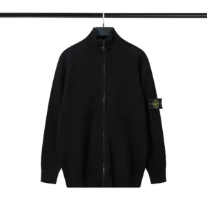 Stone Island Zip-Up Knit Jacket