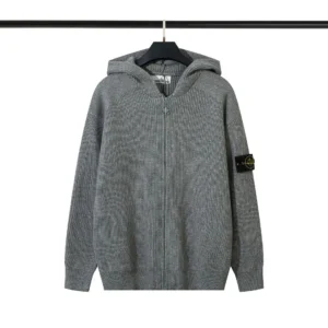 Stone Island Hooded Knit Jacket, Premium Quality
