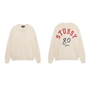 Stussy Classic Crewneck Sweater 80s Style