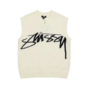 Stussy Classic Knit Vest with Bold Logo