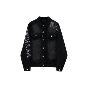 Balenciaga Iconic Black Denim Jacket
