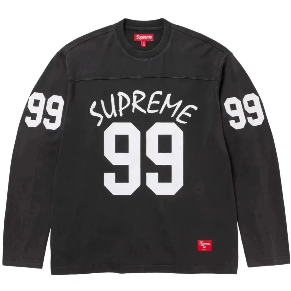 Supreme 99 Long Sleeve Tee, Distressed Design