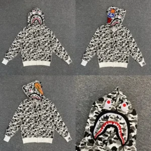 BAPE Shark Camo Hoodie - Iconic Urban Style
