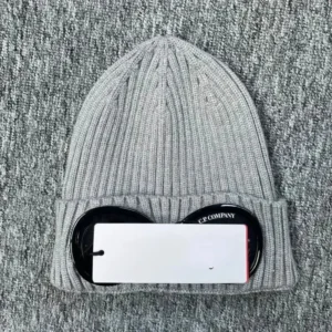 C.P. Company Knit Beanie with Goggle Design