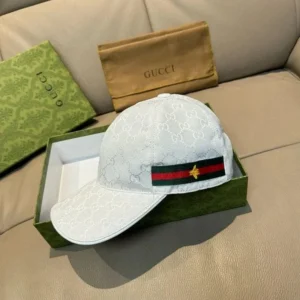 Gucci Iconic Cap with Bee Embroidery