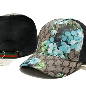 Gucci Floral Baseball Cap with Elegant Design