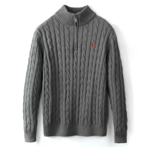 Polo Ralph Lauren Cable Knit Zip-Up Sweater