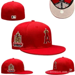 Los Angeles Angels 50th Anniversary Red Cap