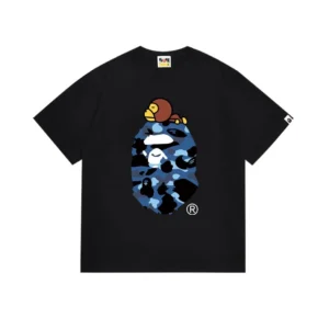 A Bathing Ape Bape Camo Tee Black