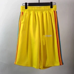 St.Angelo Bright Yellow Shorts with Stripes
