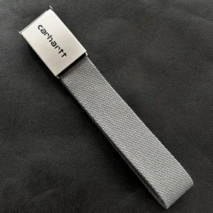 Carhartt durable canvas belt with metal buckle.